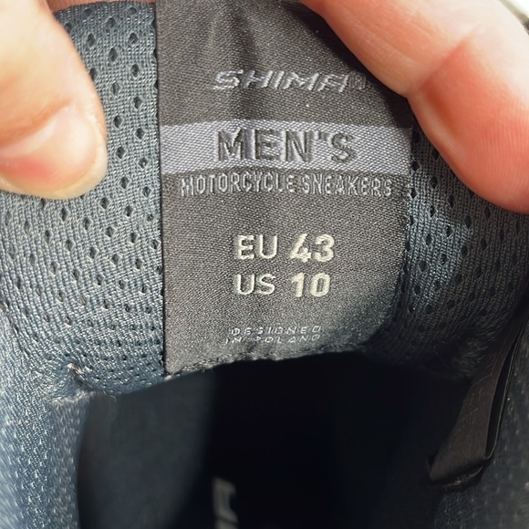 SHIMA SX-2 Evo Shoes Gray High-Top Men's Size 10 Motorcycle Shoe - Picture 11 of 15